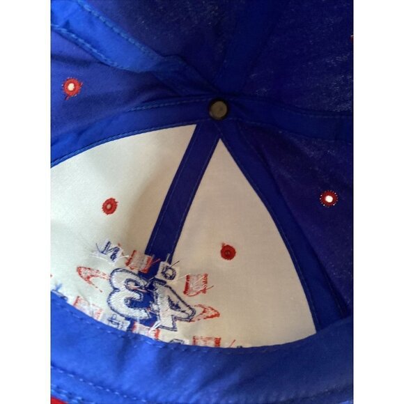 Blue Red John Andretti 43 Racing Hat Cap Adjustable Youth - Picture 7 of 7
